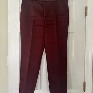 Zara Maroon Dress Pants